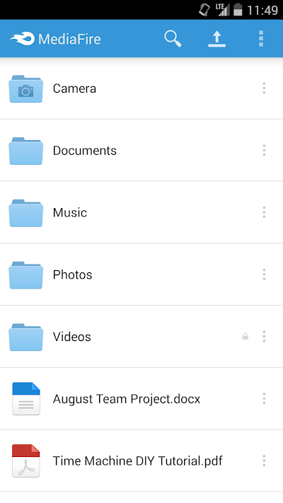 Quản lý file dễ dàng trên MediaFire cho Android