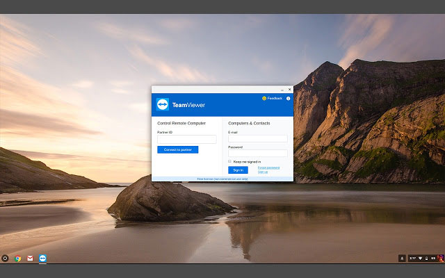 Kết nối máy tính thông qua TeamViewer