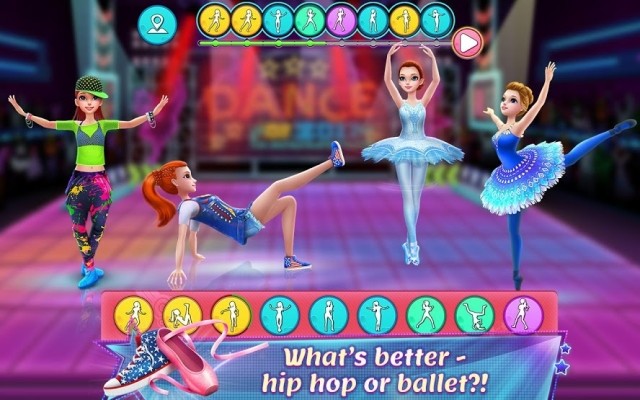 Game mô phỏng khiêu vũ thú vị dành cho các bạn gái