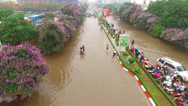 Bản đồ ngập lụt tại Hà Nội