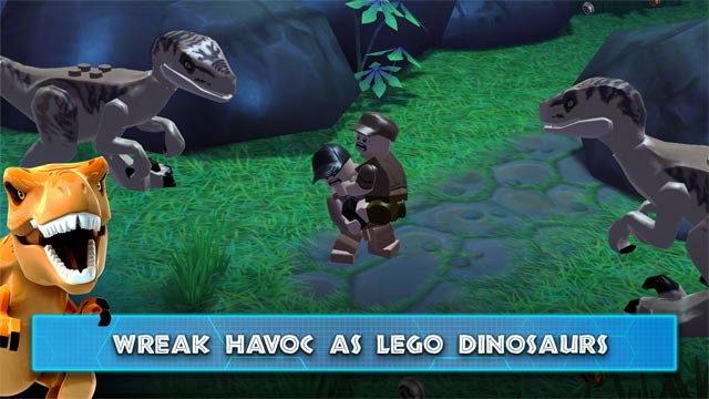 Tàn phá như một chú khủng long LEGO