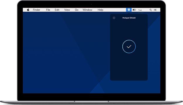 Giao diện Hotspot Shield VPN cho Mac