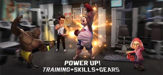 Kết hợp giữa luyện tập, kỹ năng, trang bị và power-up