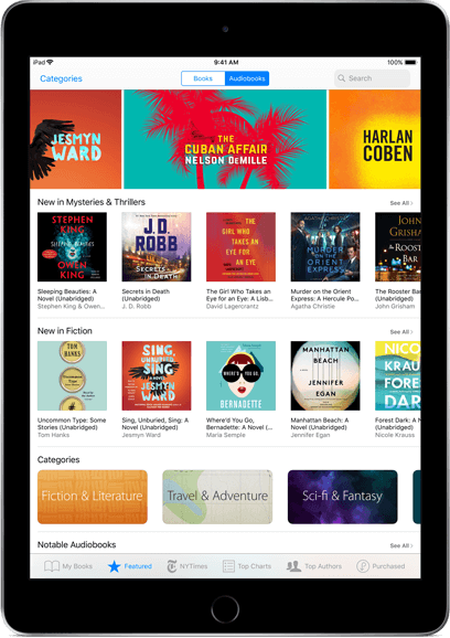 Sách âm thanh trong iBooks
