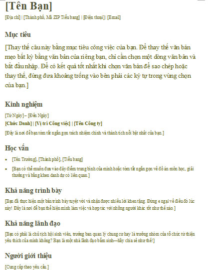 Hồ sơ cá nhân (màu xanh lục)