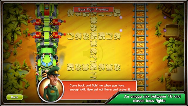 Sự kết hợp giữa game thủ thành và các trận chiến đấu boss cổ điển