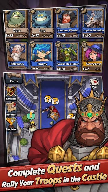 Hoàn thành nhiệm vụ và nhận thẻ bài mới