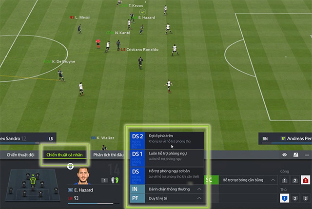 Game quản lý bóng đá đòi hỏi chiến thuật cao