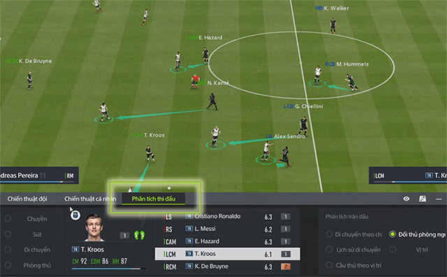 Giao diện FIFA Online 4 hiện đại