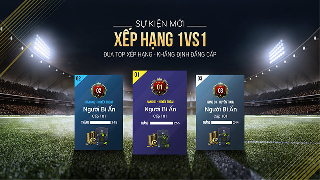  Xếp hạng 1vs1 trong FIFA Online 4