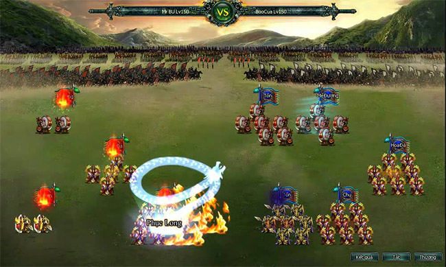 Game dàn trận chiến thuật Android