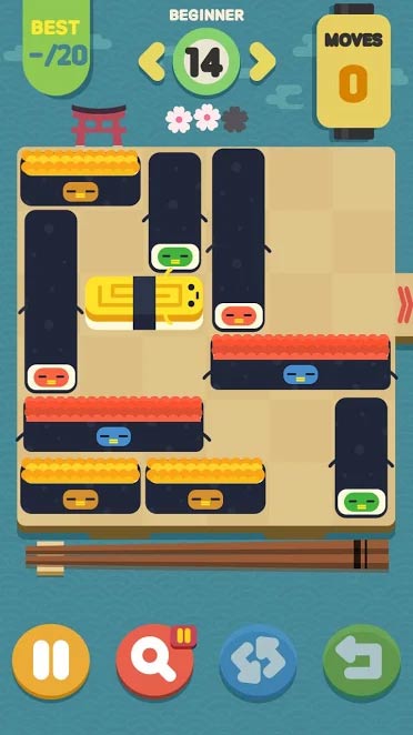 Lựa chọn từ 5 mức độ khó khác nhau