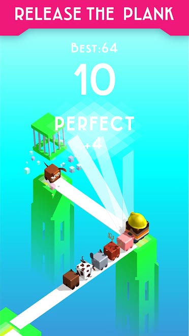 Xây cầu bắc qua 2 tòa nhà trong game giải đố hấp dẫn