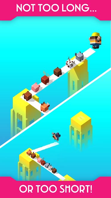 Cây cầu tạm không được quá dài hoặc quá ngắn