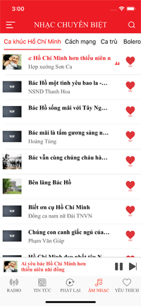 Kênh âm nhạc chuyên biệt với nhiều loại khác nhau