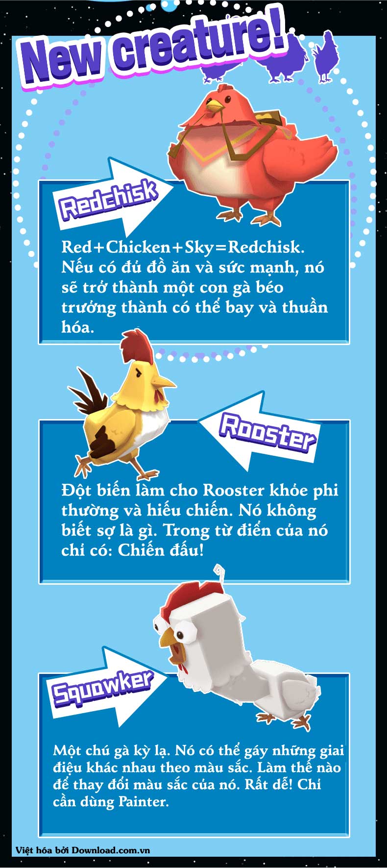 Sinh vật mới trong Mini World: Block Art 