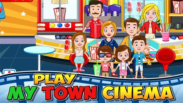 Game xem phim và khám phá rạp chiếu phim cho bé