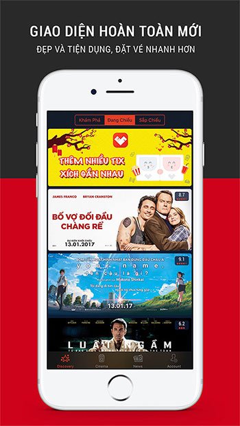 Giao diện 123Phim