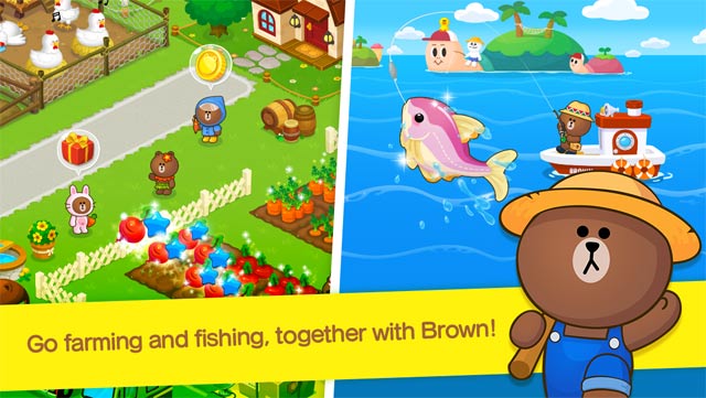 Làm nông và đi câu cá với gấu Brown