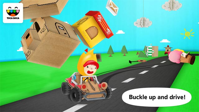 Cài dây an toàn và bắt đầu cuộc đua trong Toca Cars