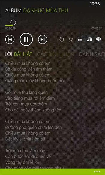 Lời bài hát Keeng
