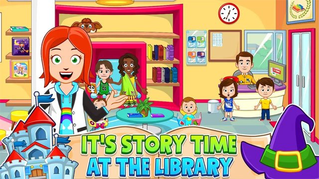 Đã đến giờ nghe kể chuyện trong thư viện