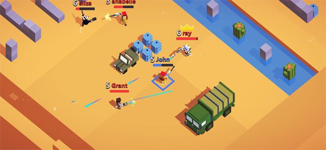 Chiến đấu solo hoặc theo team trong Squadd.io
