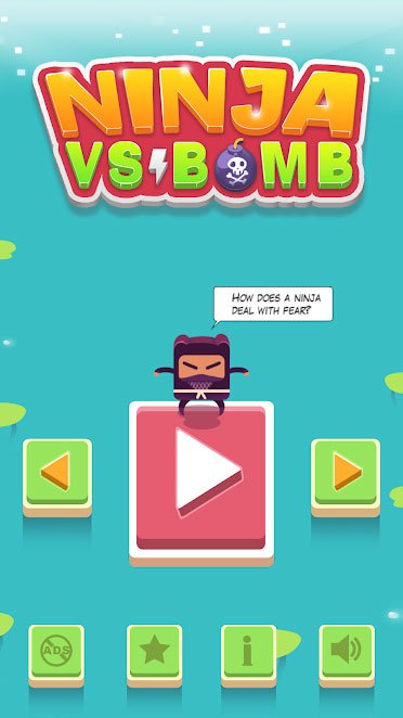 Game hành động Ninja né bom cực hay