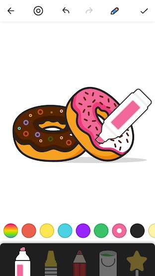 Thỏa sức sáng tạo với các công cụ vẽ và màu sắc