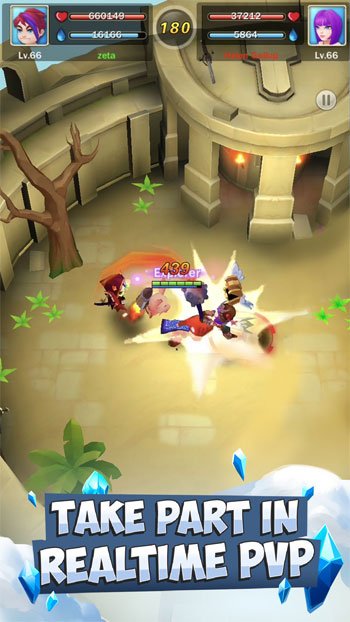 Tham gia các cuộc chiến PvP thời gian thực