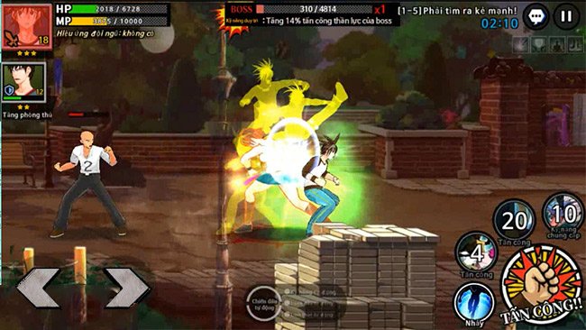 Kỹ năng của nhân vật hoàn toàn giống bản gốc truyện tranh