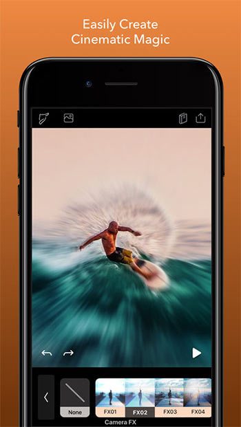 Tạo sóng trong Enlight Pixaloop 