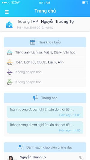 Giao diện chính của PINO cho iOS