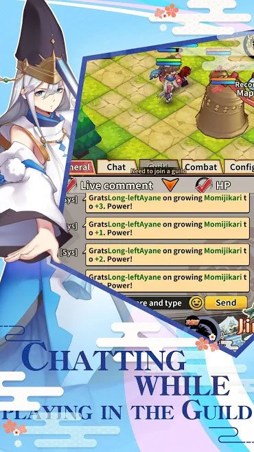 Trò chuyện với người chơi khác trong khi chiến đấu