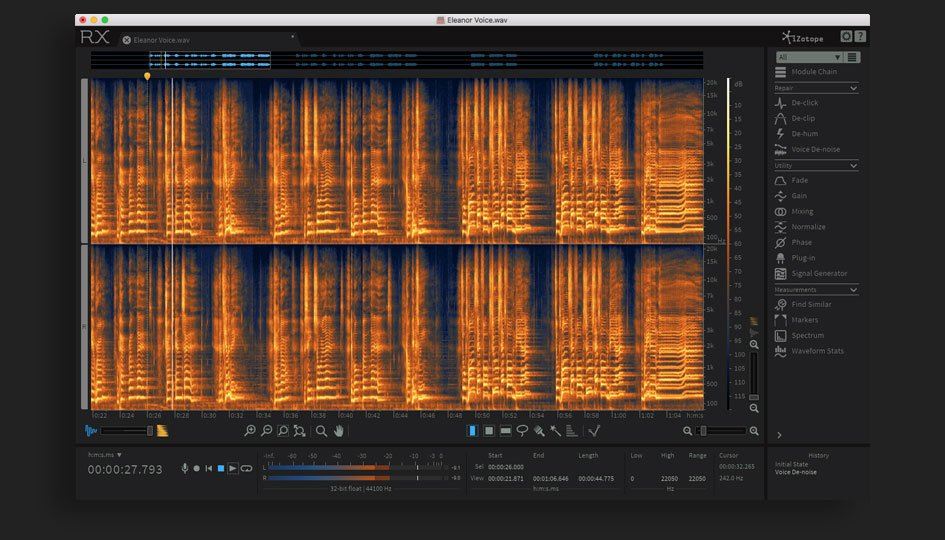 Cải tiến mới ở Sound Forge Pro Mac 3