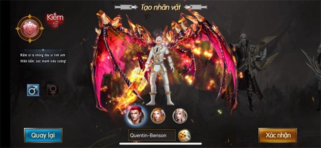 Tạo nhân vật