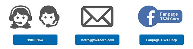 Giao diện chính của TS24 Professional Nâng cấp dịch vụ hỗ trợ khách hàng