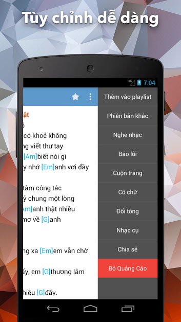 Giao diện bắt mắt