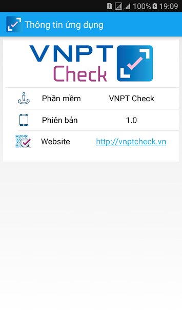 Thông tin ứng dụng VNPT Check