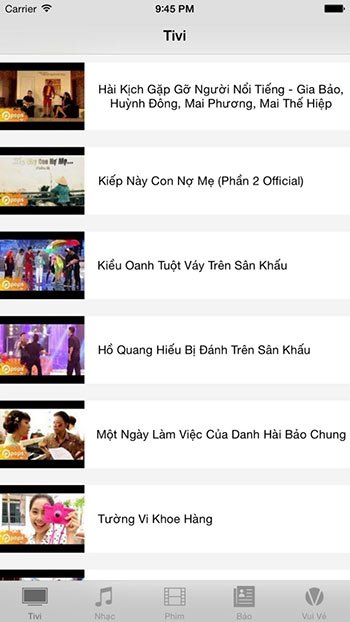 Tivi Việt cho iOS 