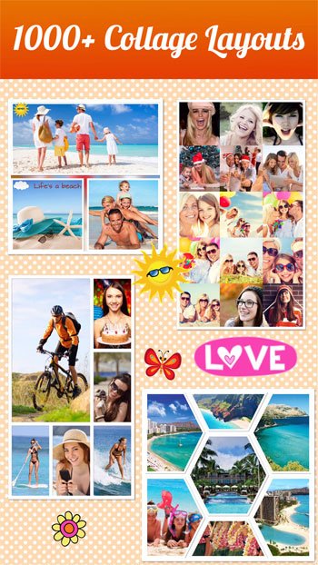 Photo Collage Maker & Creator cung cấp hơn 1000 layout
