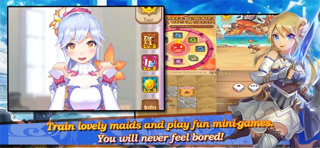 Huấn luyện những người giúp việc dễ thương và chơi mini-game