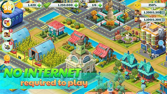 Game xây thành phố offline