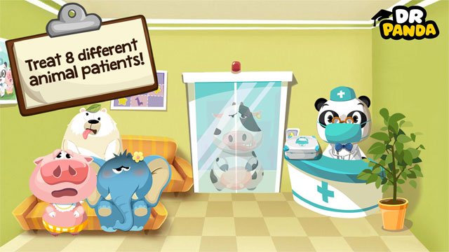 Chữa trị cho 8 bệnh nhân động vật trong Dr. Panda Hospital