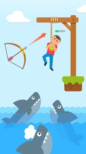 Bắn cung cứu người treo cổ trong game Gibbets: Bow Master