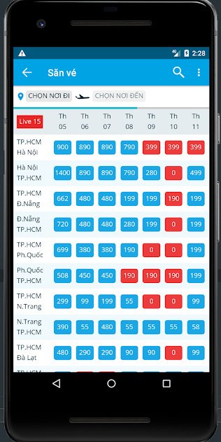 Chọn chuyến bay mua vé giá rẻ