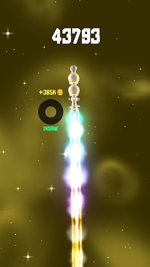 Phóng tàu vũ trụ vào không gian trong game Space Frontier 2