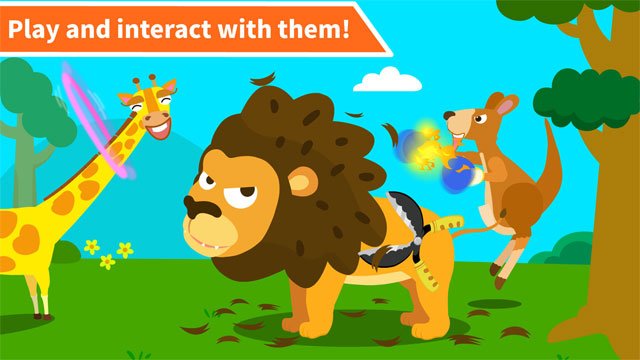 Chơi và tương tác với các loài động vật