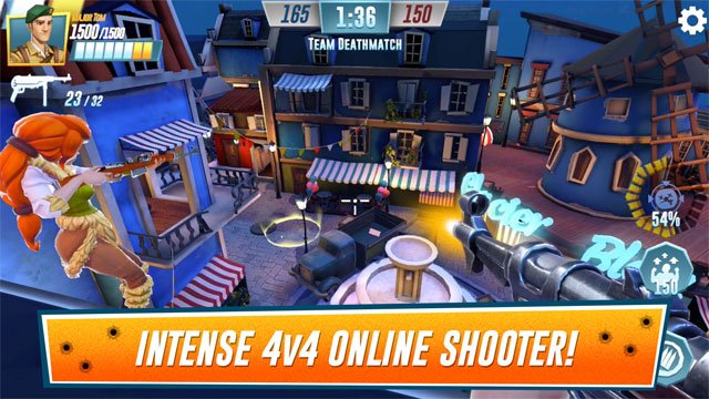 Game TPS với các trận đấu 4v4 kịch tính