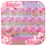 Pink Sakura Flower Keyboard theme cho Android